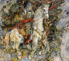 "Way To Mysteriousi"
oil on canvas 49 õ
55 1997