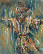 Since I've been love in you.  32�25. MDF, oil.1997.