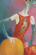 Flamenco. 31�47. MDF, oil.1995.