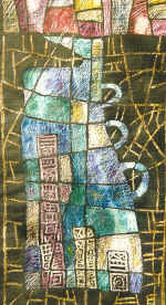 �Still Nature�	cardboard, pastel, tempera	40*60cm	1997