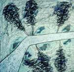 "Spring". Paper, pastel. 59x59