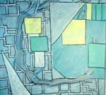 "Cold branch". Paper, pastel. 59x59