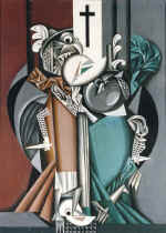 Triptych from series "Middle-ages minstrels". "Lesson of singing", "Hypocrisy", "Burial of empty armour". 1996. 