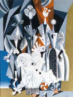 From series "Circus". Clown and mannequins. 