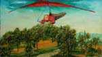 "Aeronaut"  2000, oil, 50�90 cm