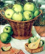 "Full basket"  1999, oil, 56�46 cm
