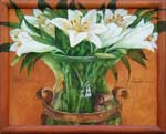 "Lilies"  2000, oil, 40�50 cm