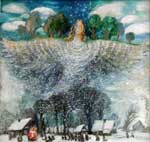 "Shrove-tide"  1999, oil, 70�76 cm