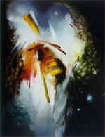 "Flight of a Bumble-bee", canvas, oil, 80�60, 1997.