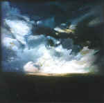 "Horizon", canvas, oil, 95�95, 1988.