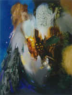 "Bugs' Love" (Mobile Communications), canvas, oil, 80�65, 1997.