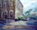 "House on Vyner St.". Canvas, oil. 40�50 2001