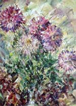 "September Bouquet". Canvas, oil. 80�60