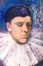 Pierro. 43�31. Canvas on cardboard, oil, 1976