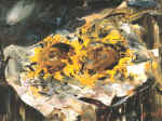 Sun flowers. 1996. Canvas, oil. 54�69