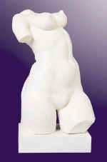 "Rebellious Torso". Gypsum, 1994, 42�20�23.