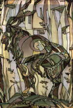 V.Ivanova, 5th year, 9th semester Decorative composition from the series �Animals, batique Supervised by Assoc. Prof. N.V.Lupanova