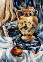 1st year student of architecture S till-Life. Study of Contrasting Colours. Supervised by Senior Lecturer I.S.Zubov 